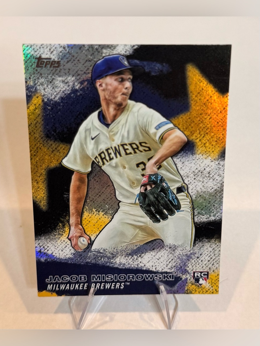 2026 Topps Series-1 # Stars of MlB # SMLB -25  Brewers Jacob  Misiorowski RC